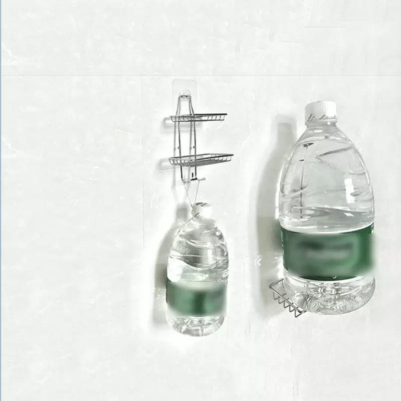 Stainless Steel Soap Dish, Creative Soap Rack, Drill Free Soap Sponge Storage, Wall Mounted Shampoo Holder, Stainless Steel Soap Sponge Holder Stainless Steel Soap Dish, Creative Soap Rack, Drill Free Soap Sponge Storage, Wall Mounted Shampoo Holder, Stainless Steel Soap Sponge Holder